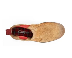 Mulher Camport Botas Chelsea^Bota Festival Camel Vermelho
