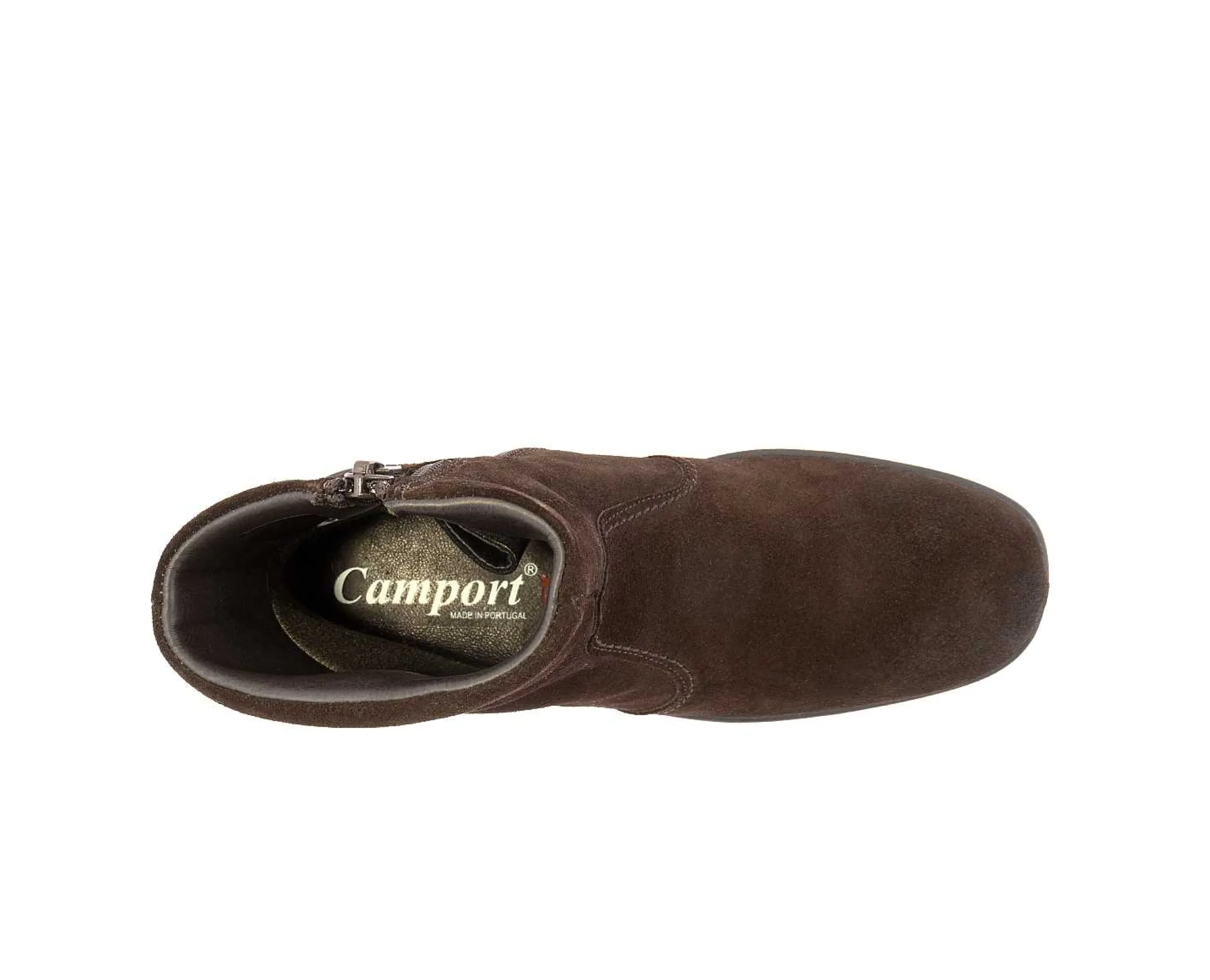 Mulher Camport Botas^Bota Griffe Castanho Escuro