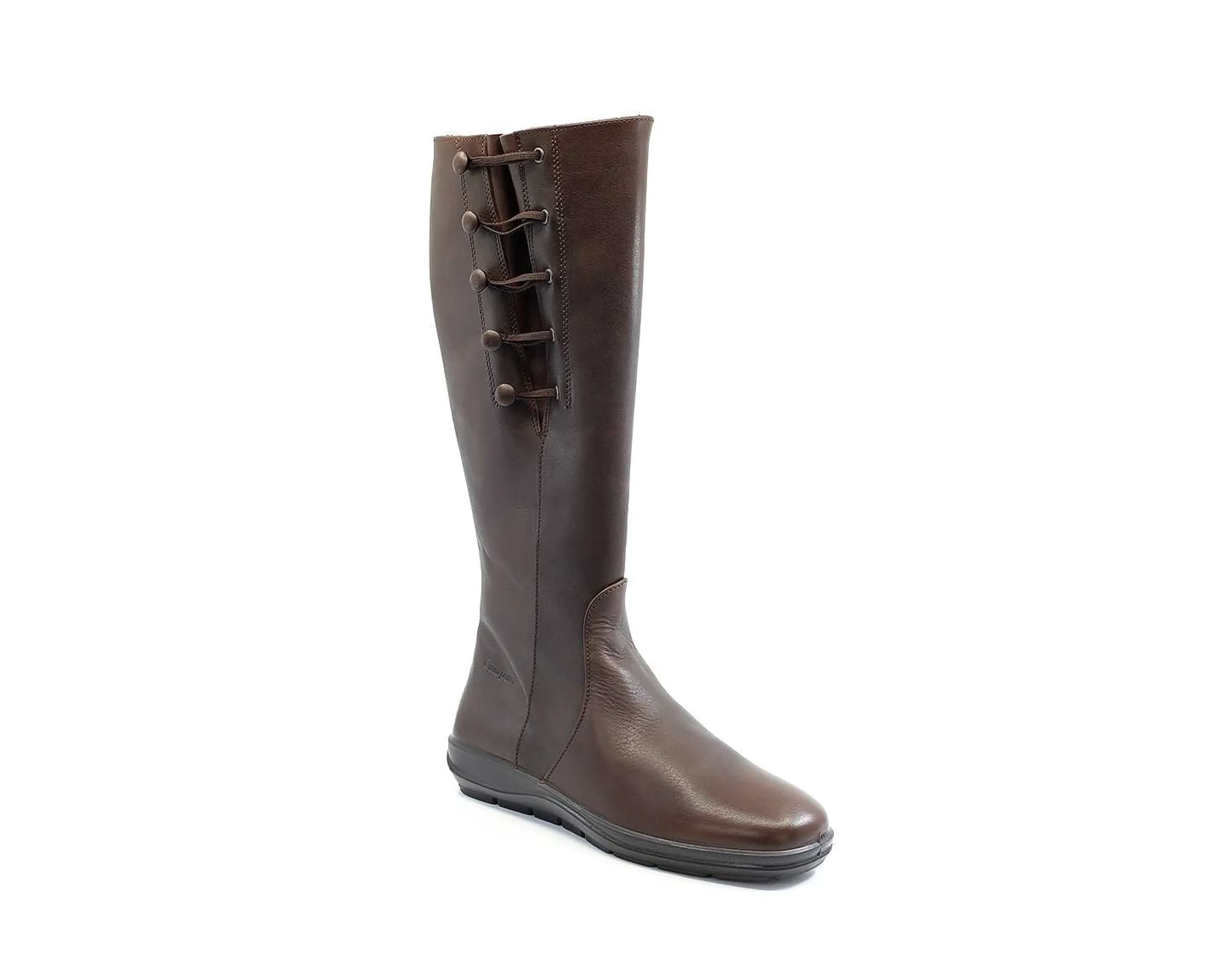 Mulher Camport Botas De Cano Alto^Bota Griffe Castanho Escuro