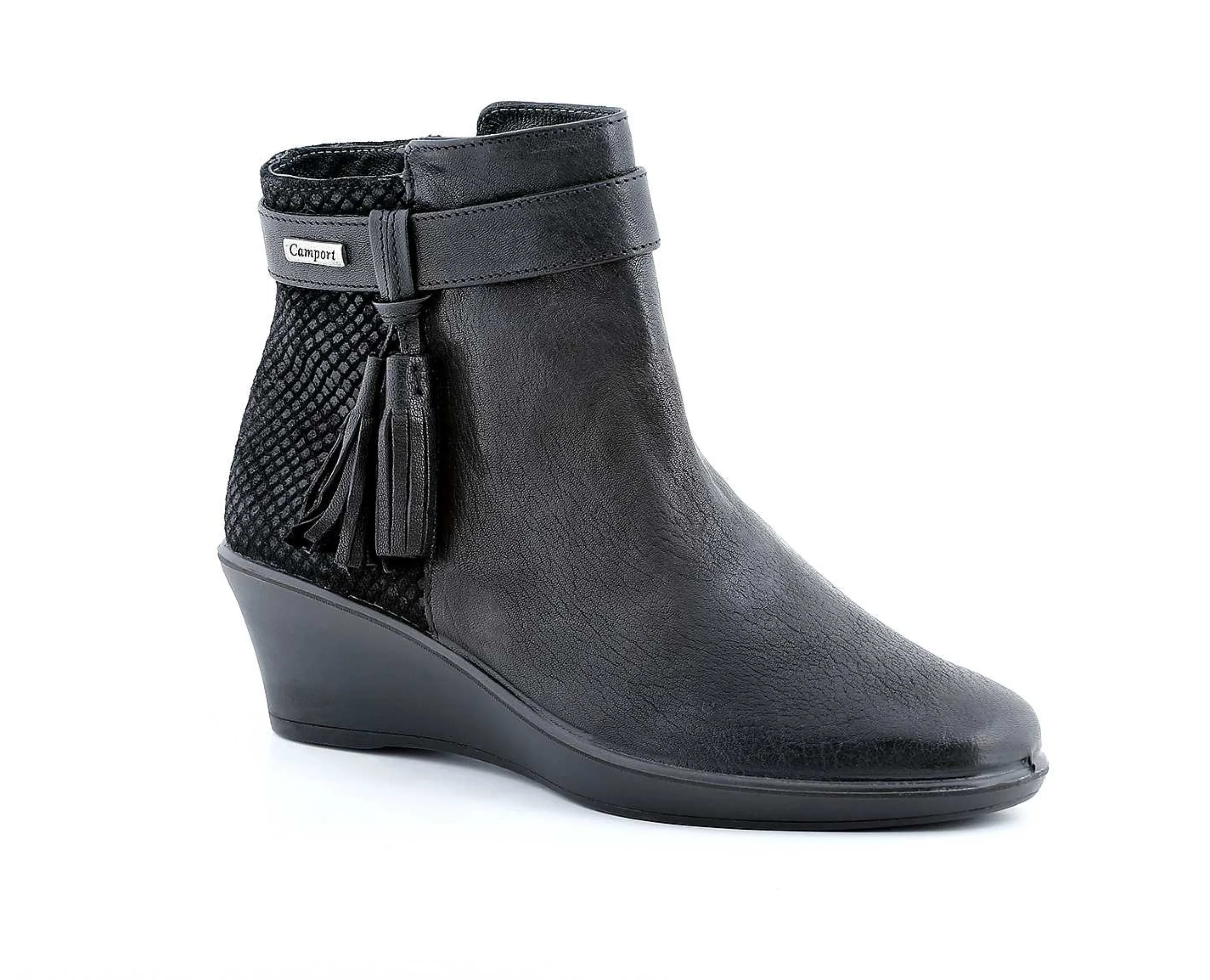 Mulher Camport Botas De Salto Alto^Bota Silver Preto