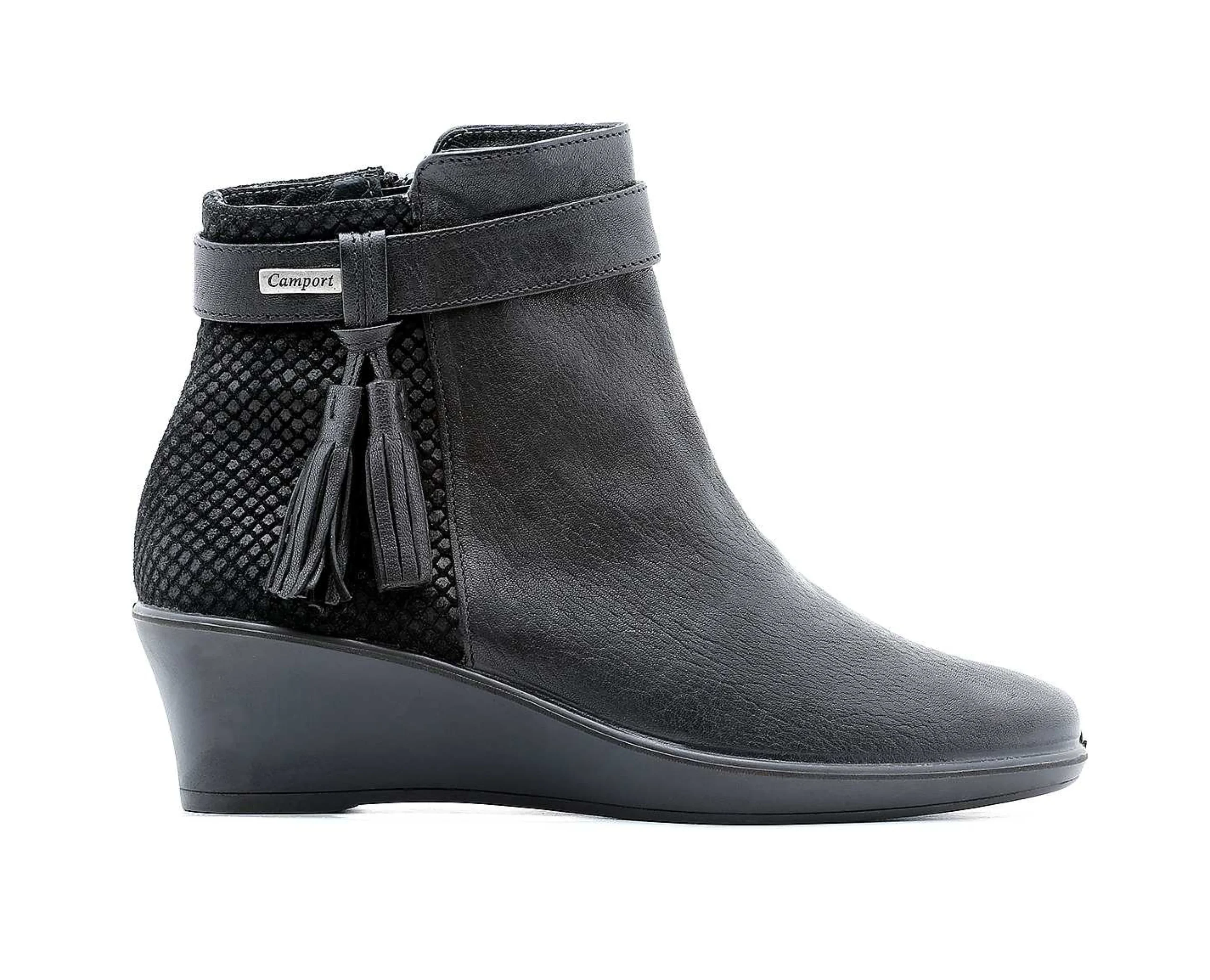 Mulher Camport Botas De Salto Alto^Bota Silver Preto
