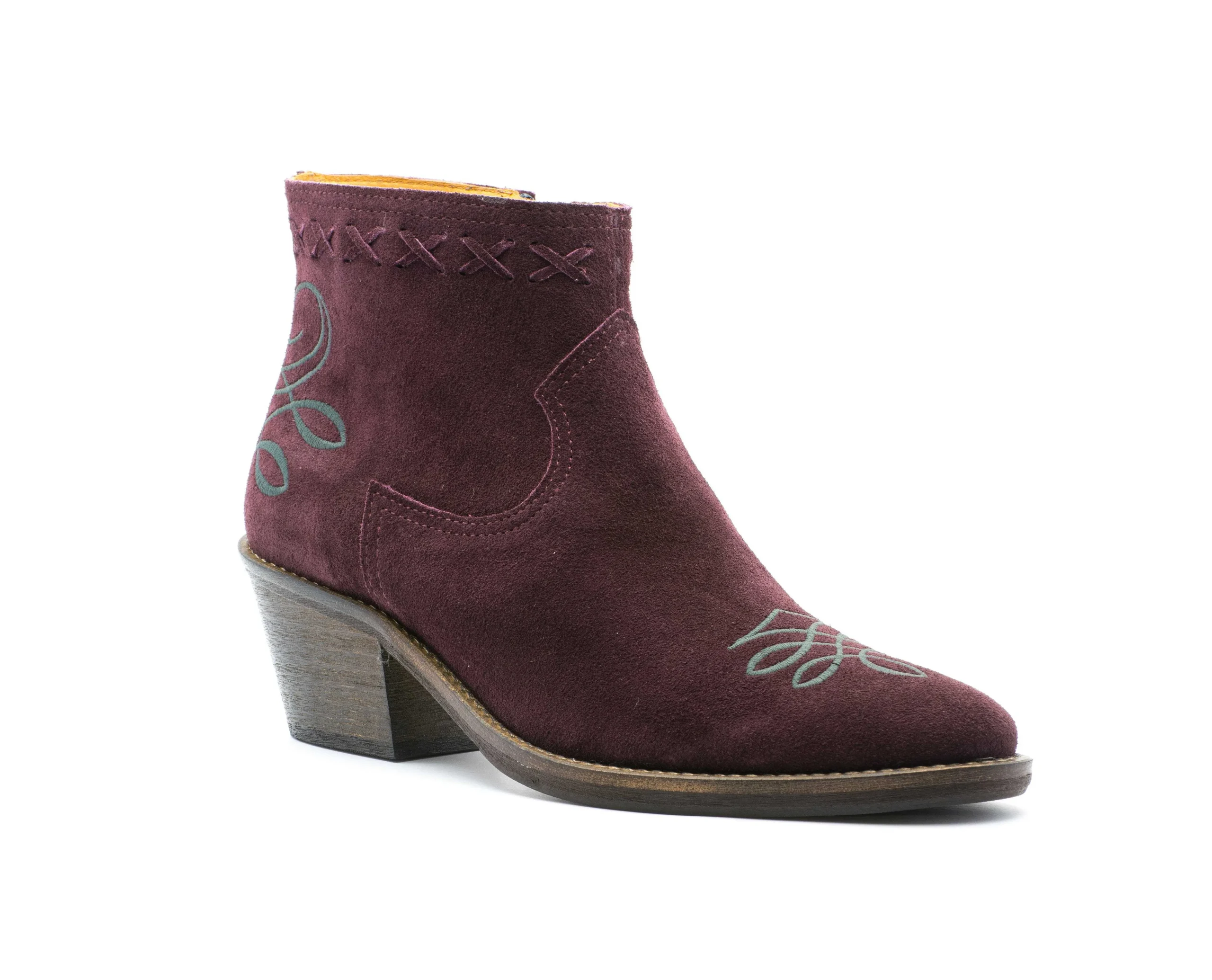 Mulher Camport Botas De Salto Alto^Bota Texas Girl Bordeaux
