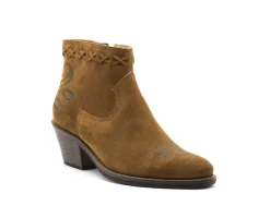 Mulher Camport Botas De Salto Alto^Bota Texas Girl Camel Escuro