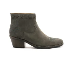 Mulher Camport Botas De Salto Alto^Bota Texas Girl Cinzento Escuro