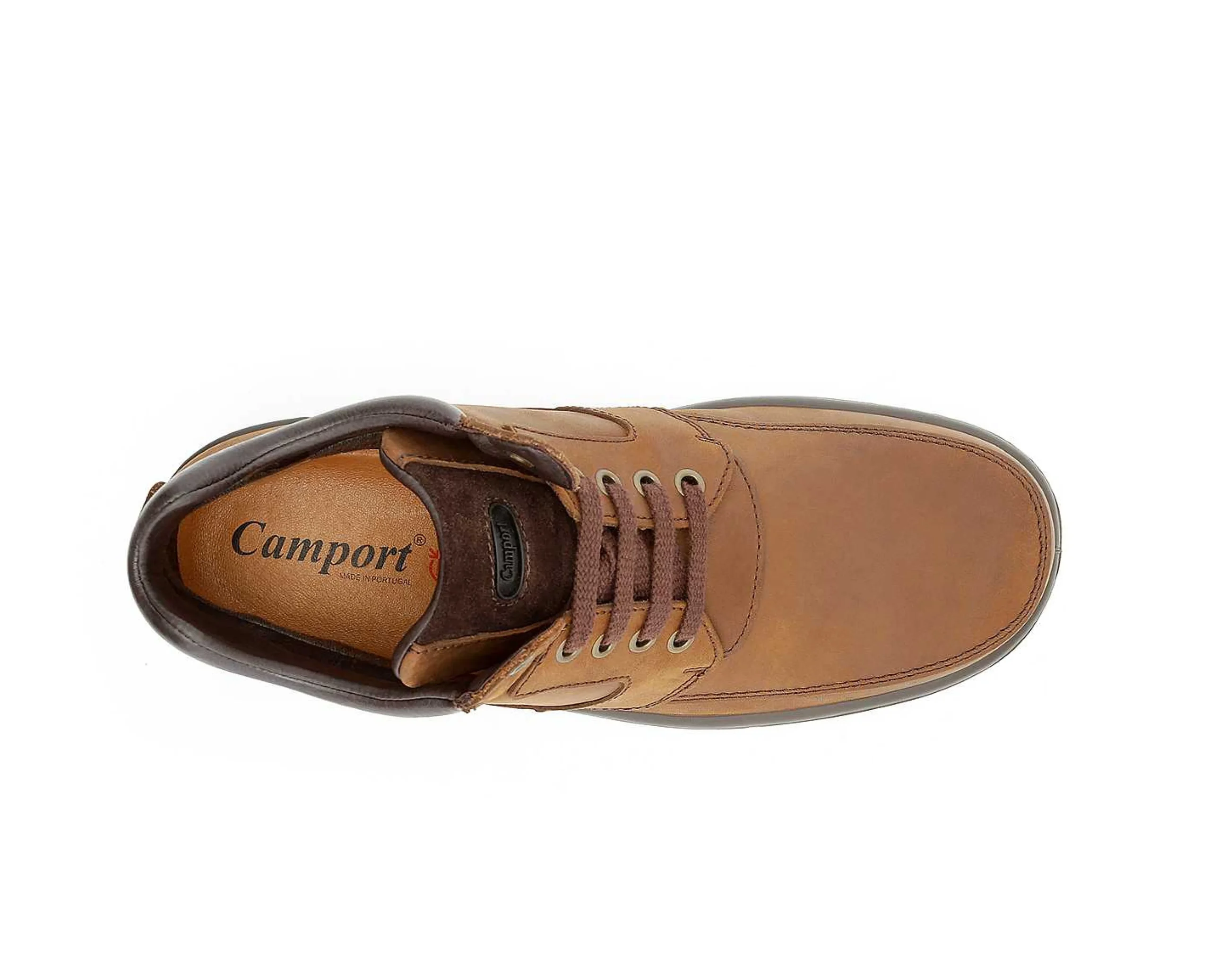 Homem Camport Botas^Bota Walking Castanho Selim