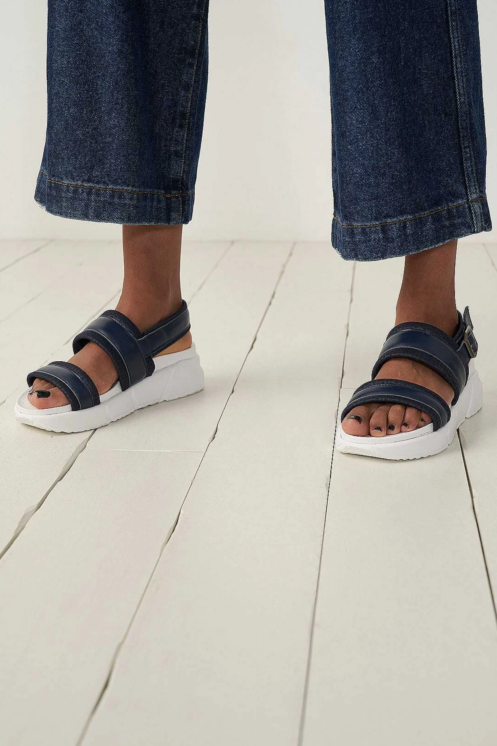 Mulher Camport Sandálias^Sandálias Julia Navy