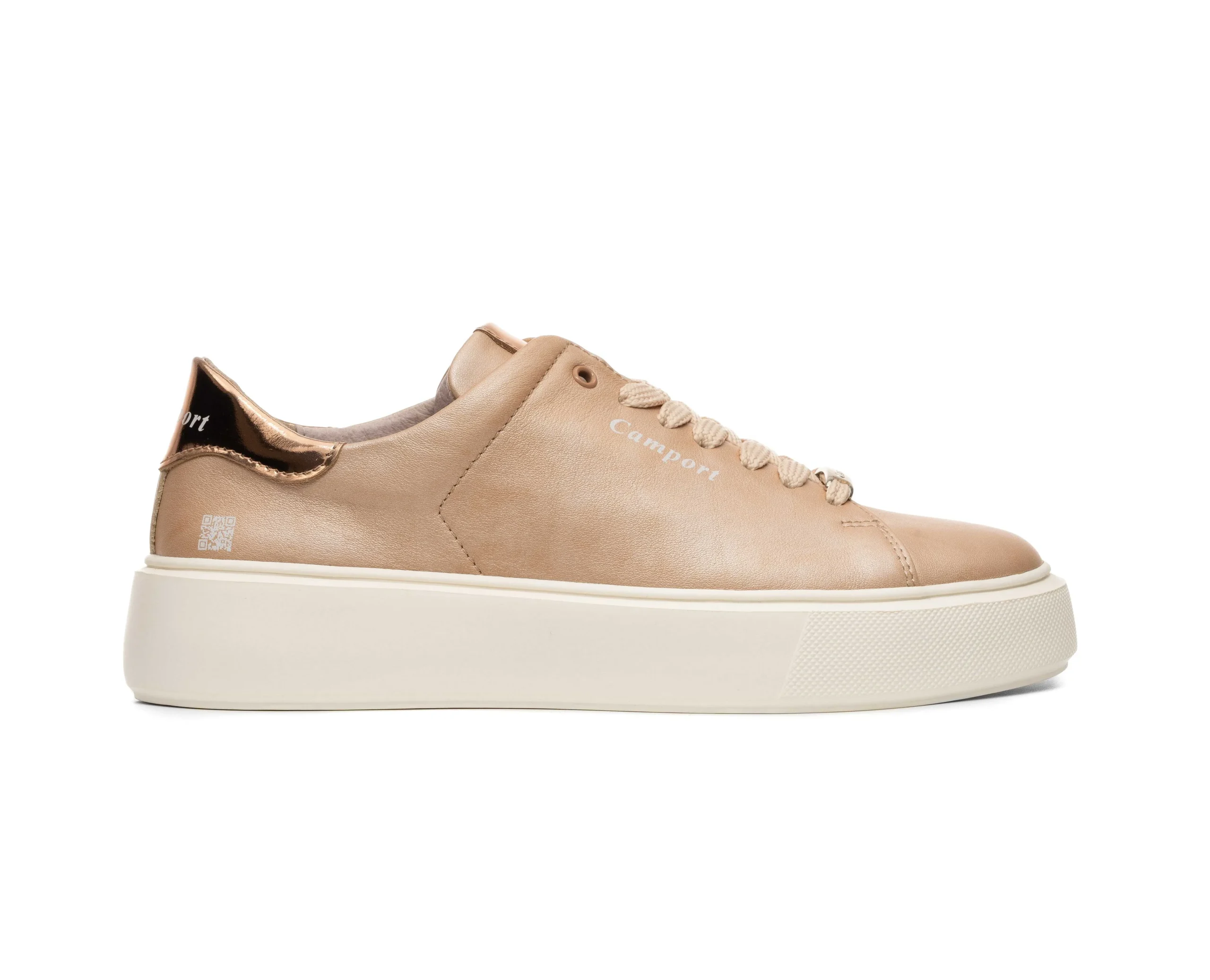 Mulher Camport Sapatilhas^Sapatilha Urban Style S Lth. Bege