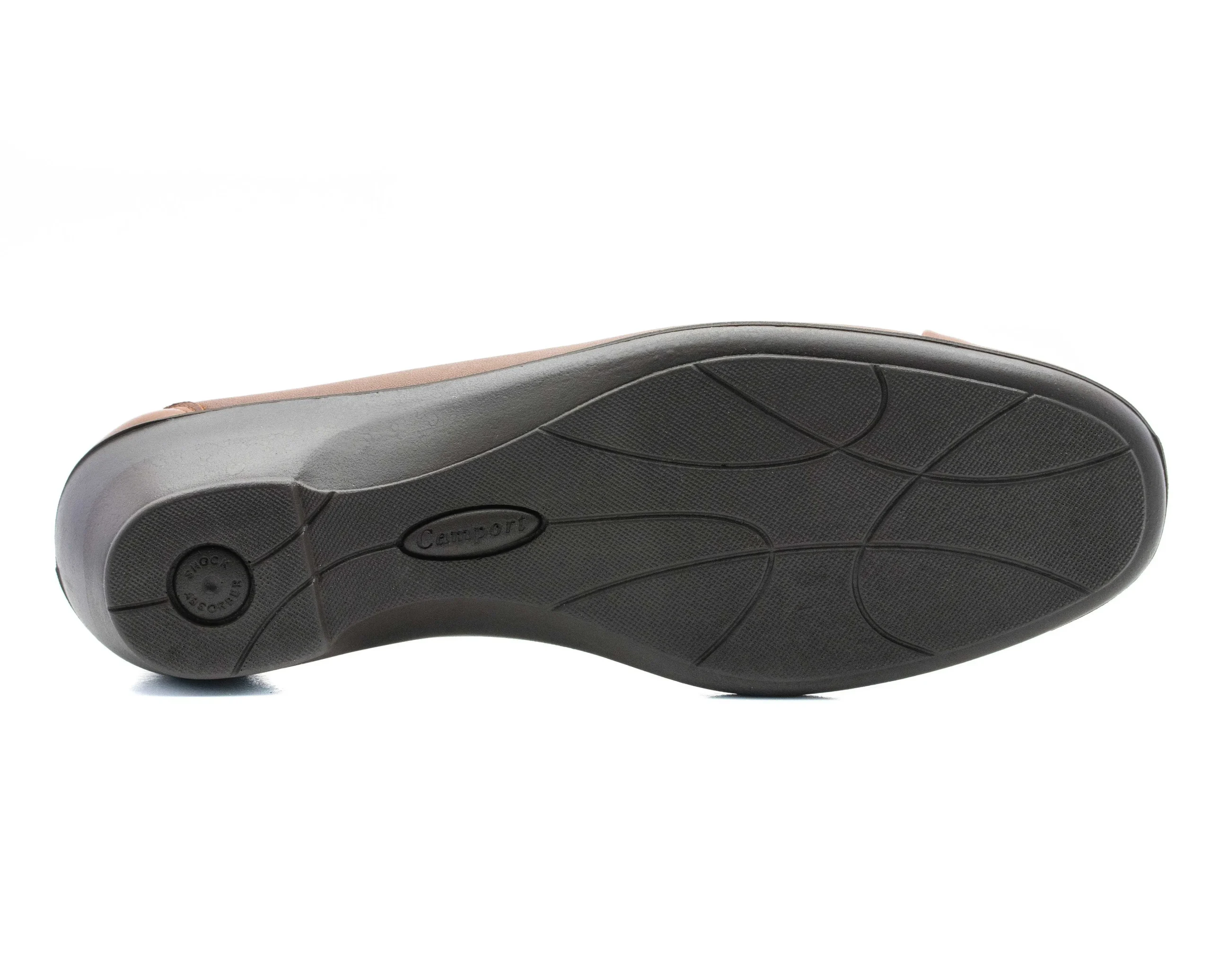 Mulher Camport Sapatos^Sapato Dress Code Stretch Castanho