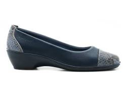 Mulher Camport Sapatos^Sapato Dress Code Stretch Navy
