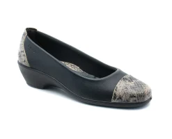 Mulher Camport Sapatos^Sapato Dress Code Stretch Preto