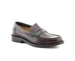 Homem Camport Mocassins^Sapato Executive Bordeaux Escuro