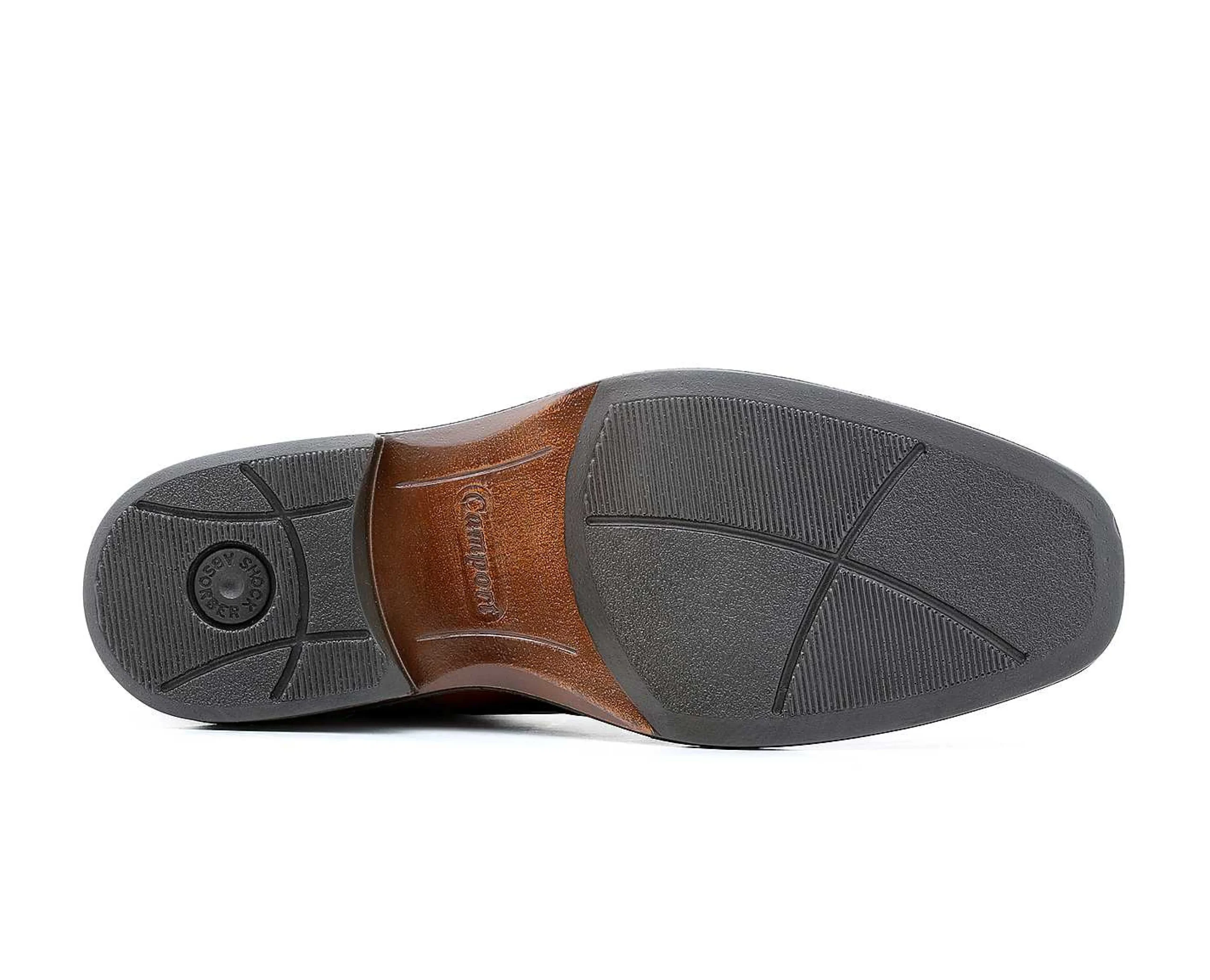 Homem Camport Sapatos^Sapato New Nobleman Castanho Escuro