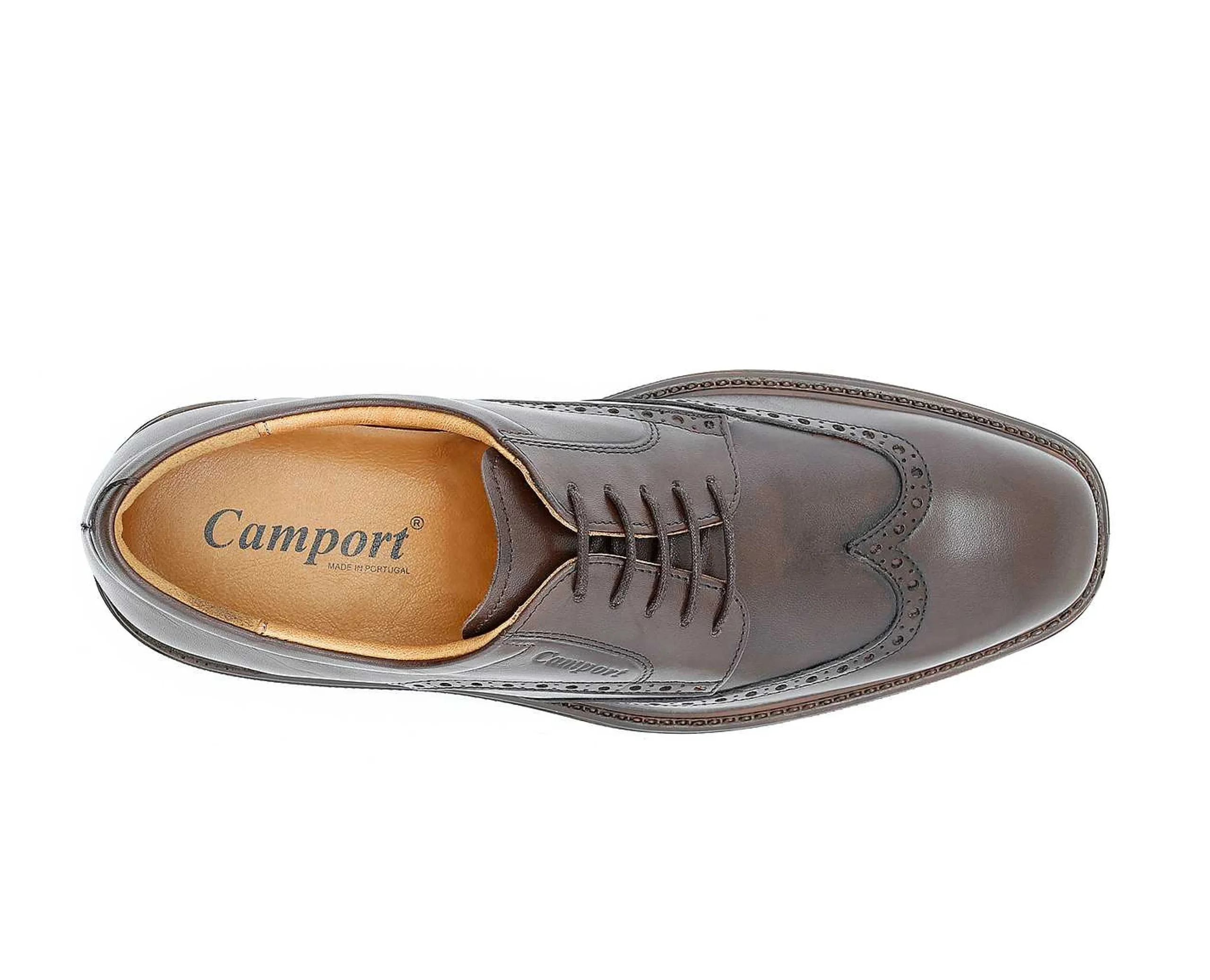 Homem Camport Sapatos^Sapato New Nobleman Castanho Escuro