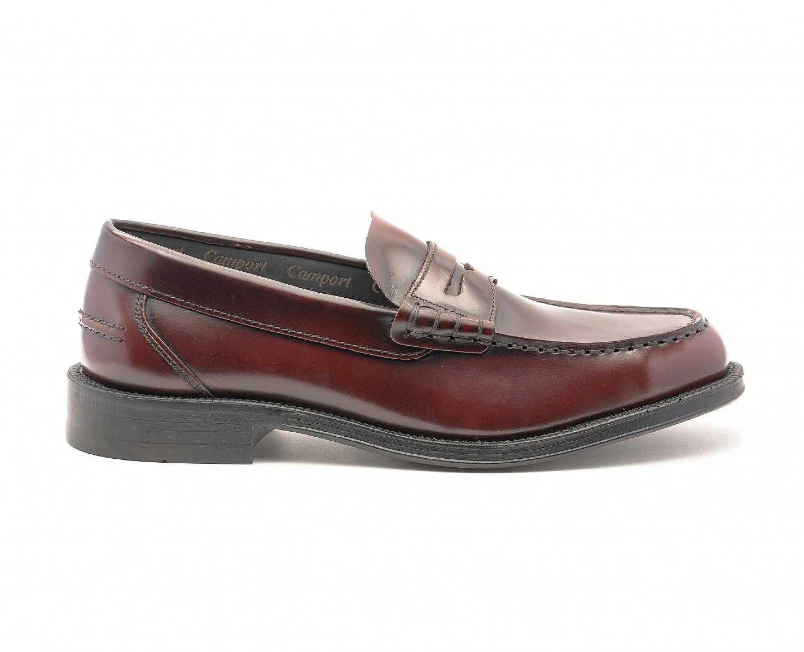 Homem Camport Mocassins^Sapato Premium Bordeaux Escuro