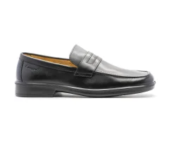 Homem Camport Mocassins^Sapato Profissional Preto