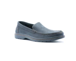 Homem Camport Mocassins^Sapato Pu Boat Azul Escuro