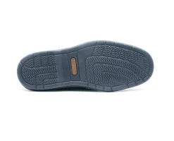 Homem Camport Mocassins^Sapato Pu Boat Azul Escuro
