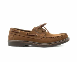 Homem Camport Sapatos^Sapato Pu Boat Castanho Chocolate