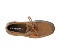 Homem Camport Sapatos^Sapato Pu Boat Castanho Chocolate