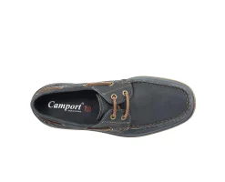 Homem Camport Mais Procurado^Sapato Pu Boat Navy