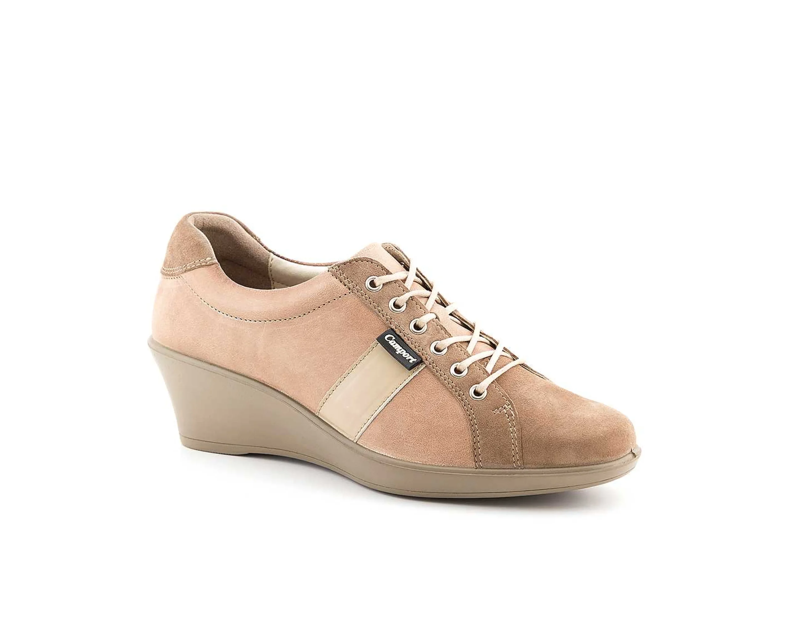 Mulher Camport Sapatilhas^Sapato Silver Bege