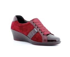 Mulher Camport Sapatilhas^Sapato Silver Bordeaux