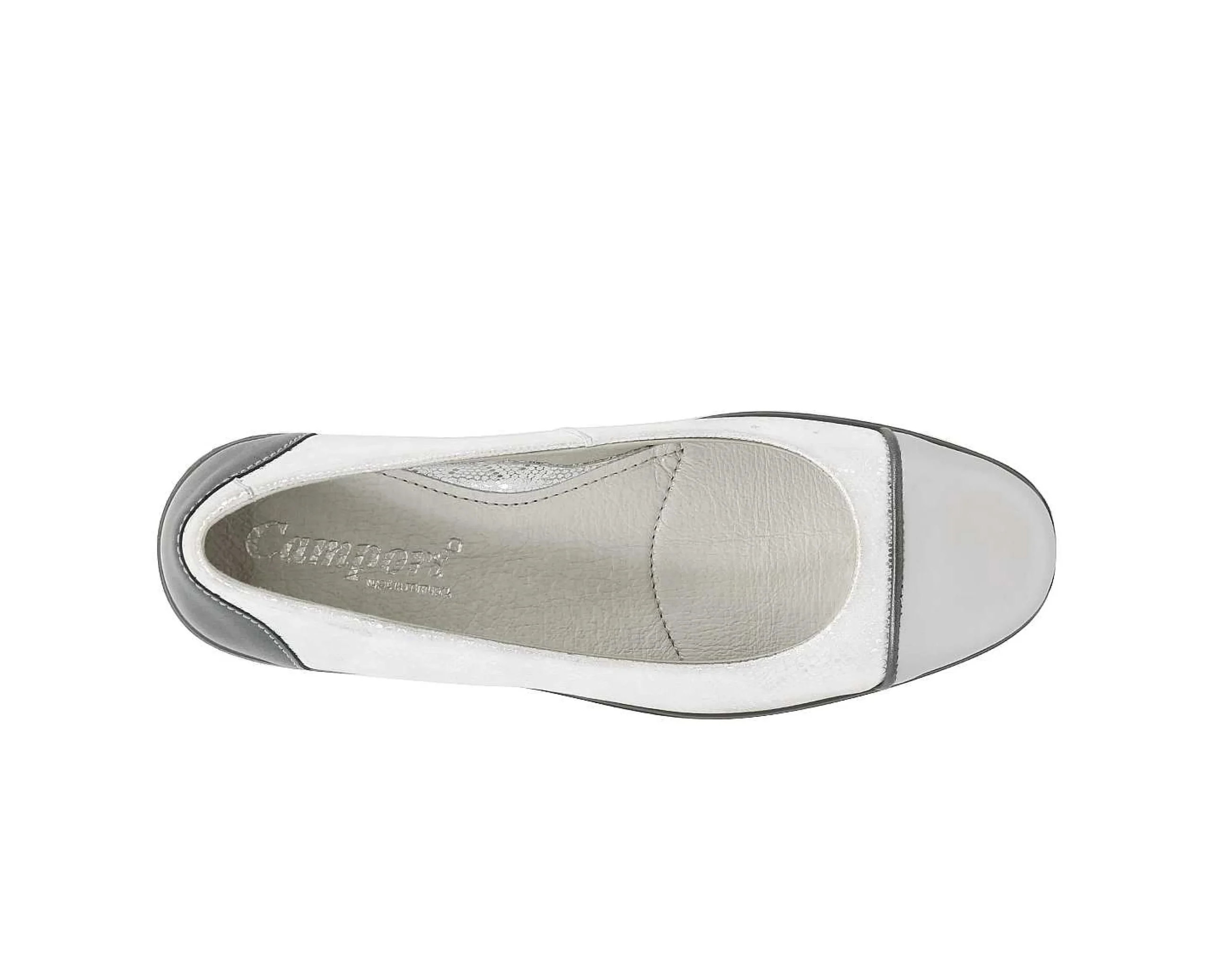 Mulher Camport Sapatos^Sapato Silver Cinzento Claro