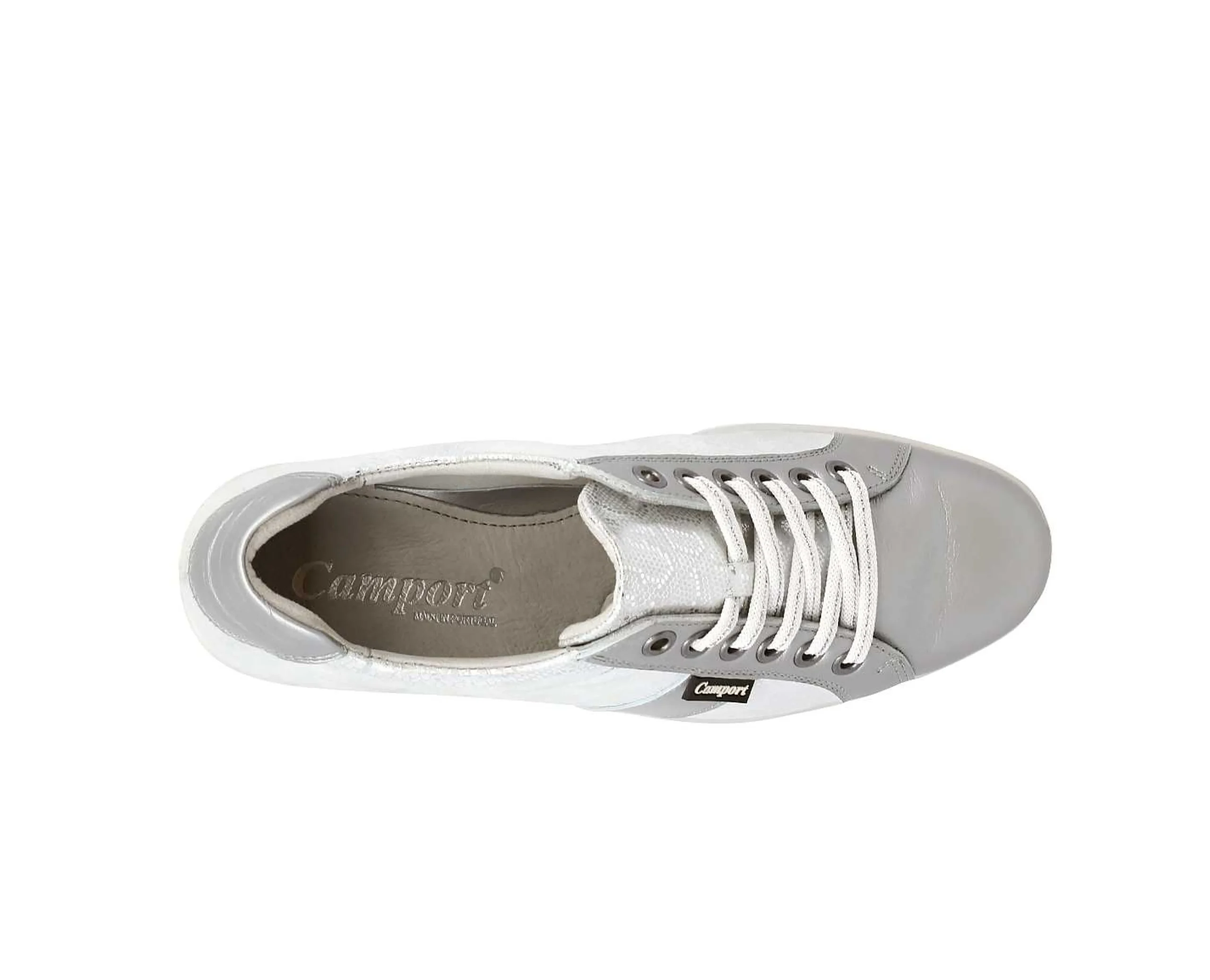 Mulher Camport Sapatilhas^Sapato Silver Cinzento Claro
