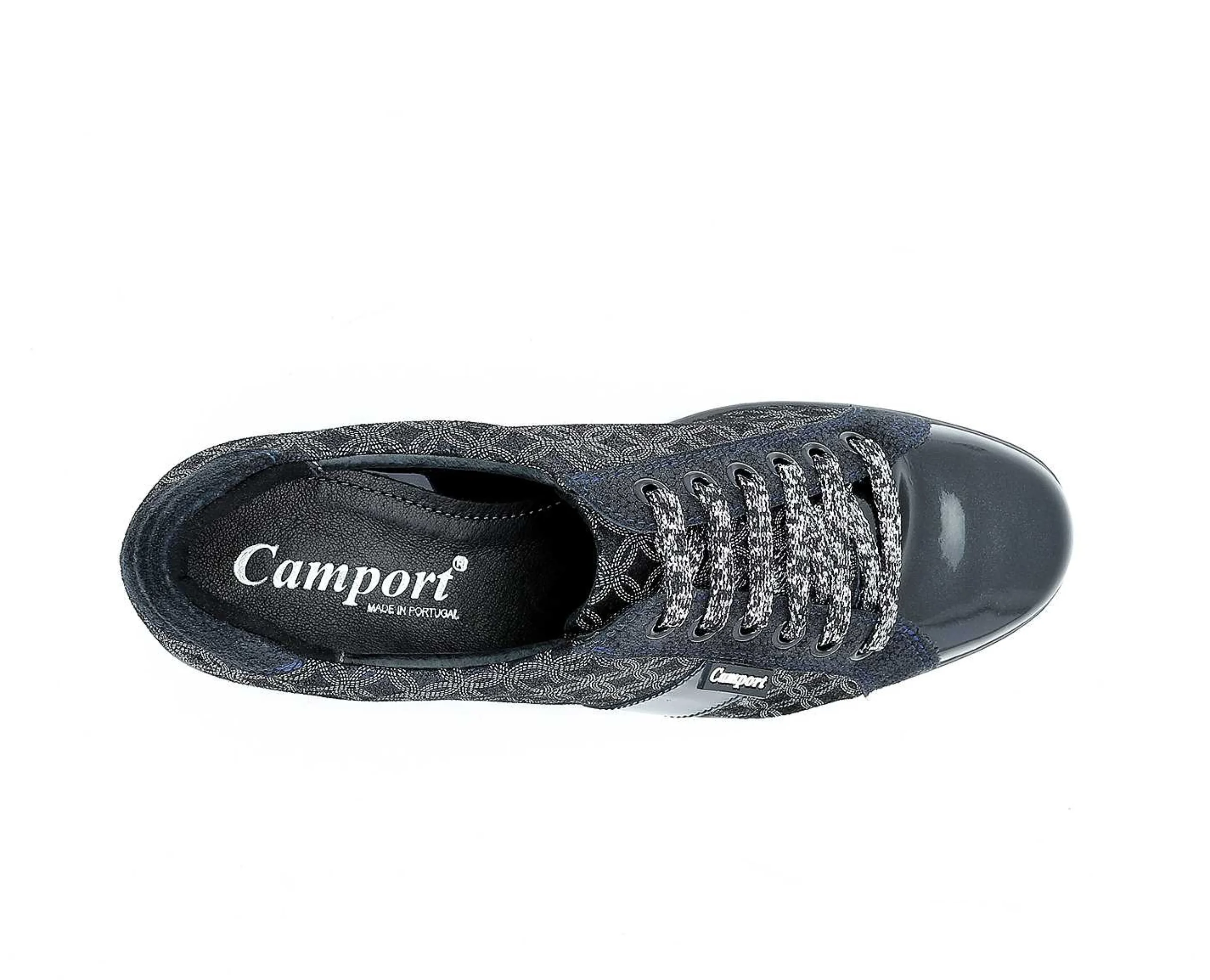 Mulher Camport Sapatilhas^Sapato Silver Navy