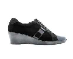 Mulher Camport Sapatilhas^Sapato Silver Preto