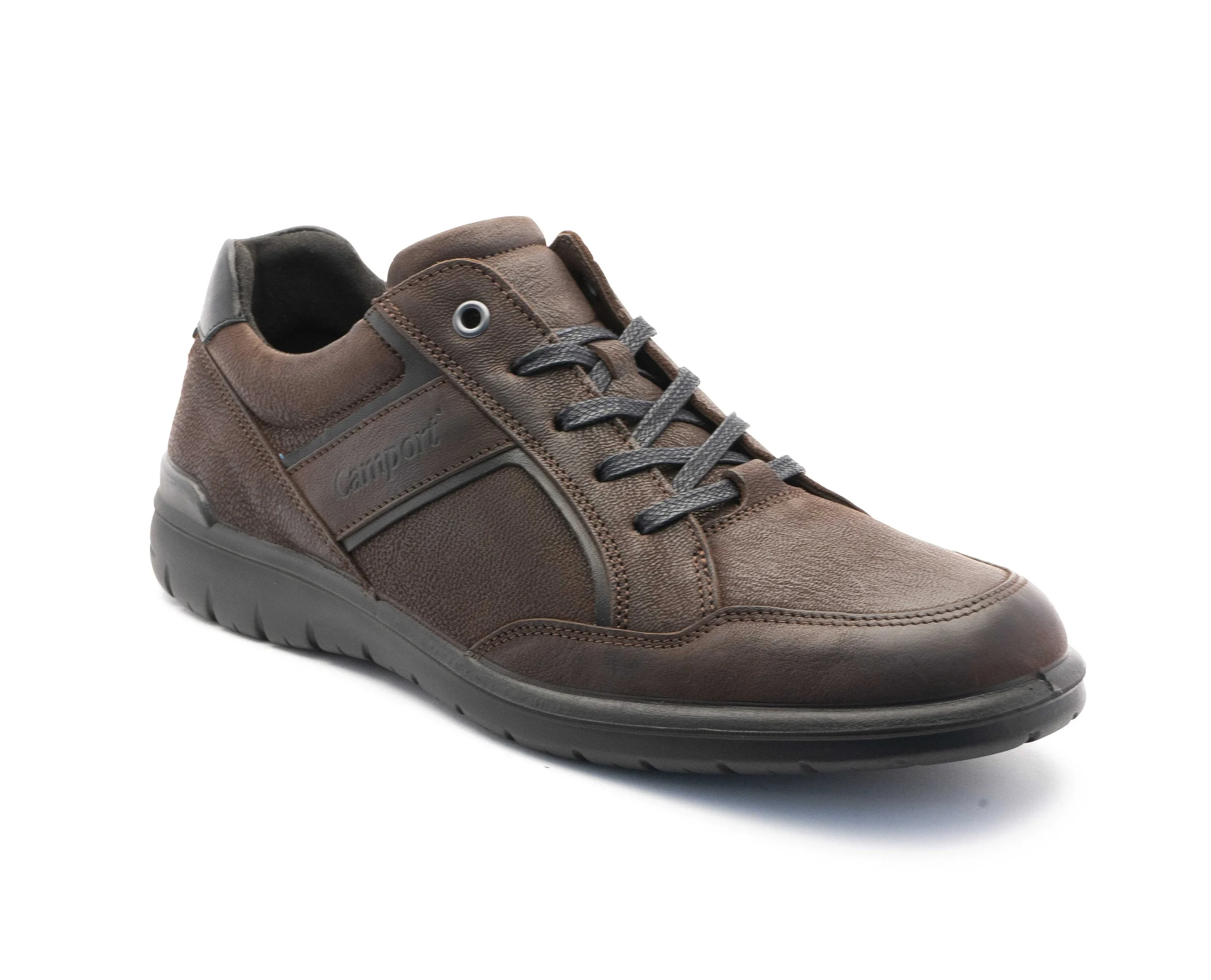 Homem Camport Mais Procurado^Sapato Softwalk Climate Control Castanho Escuro
