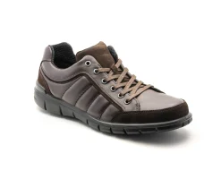 Homem Camport Sapatos^Sapato Walking Castanho Escuro