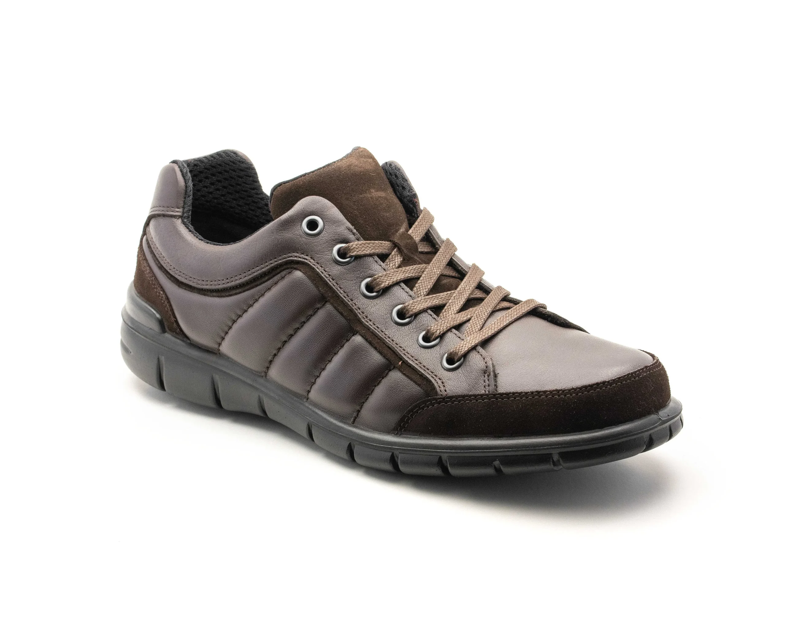 Homem Camport Sapatos^Sapato Walking Castanho Escuro